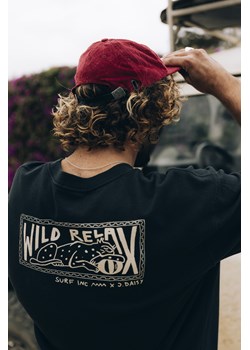 Wild Relax Tee - Acid Black ze sklepu Surf Inc w kategorii T-shirty męskie - zdjęcie 187572085