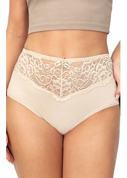 Donna bawełniane figi z wysokim stanem beżowe 243, Kolor beżowy, Rozmiar S, Donna ze sklepu Primodo w kategorii Majtki damskie - zdjęcie 187572968
