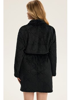 Esotiq ciepły szlafrok damski czarny Coco 43932-99X, Kolor czarny, Rozmiar L/XL, Esotiq ze sklepu Primodo w kategorii Szlafroki damskie - zdjęcie 187572978