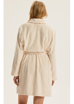 Esotiq ciepły szlafrok damski Coco 43932-01X, Kolor kremowy, Rozmiar L/XL, Esotiq ze sklepu Primodo w kategorii Szlafroki damskie - zdjęcie 187573007