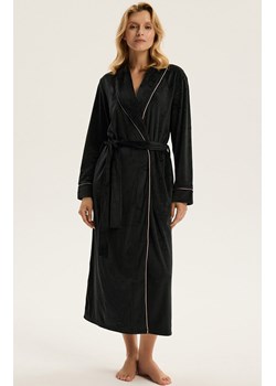 Esotiq szlafrok damski czarny Reva 44039-99X, Kolor czarny, Rozmiar L/XL, Esotiq ze sklepu Primodo w kategorii Szlafroki damskie - zdjęcie 187573016