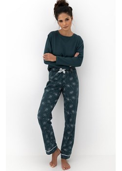 Sensis długa piżama damska June, Kolor zielony, Rozmiar S, SENSIS ze sklepu Primodo w kategorii Piżamy damskie - zdjęcie 187573027