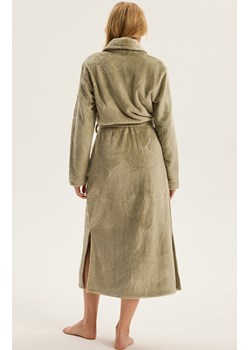 Esotiq długi ciepły szlafrok damski Como 43935-07X, Kolor zielony, Rozmiar L/XL, Esotiq ze sklepu Intymna w kategorii Szlafroki damskie - zdjęcie 187573505