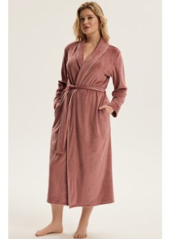 Esotiq długi szlafrok damski Reva 44039-39X, Kolor różowy, Rozmiar L/XL, Esotiq ze sklepu Intymna w kategorii Szlafroki damskie - zdjęcie 187573538