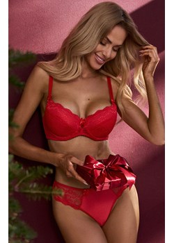 Vesta czerwony biustonosz push-up z odpinanymi ramiączkami, Kolor czerwony, Rozmiar 70C, PariPari Lingerie ze sklepu Intymna w kategorii Biustonosze - zdjęcie 187573588
