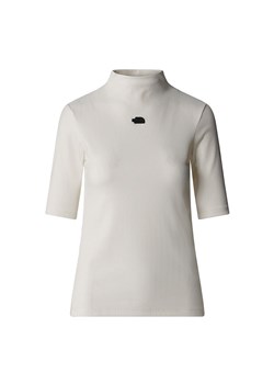 Koszulka damska The North Face Mock Neck Slim 0A89C3QLI1 - biała ze sklepu streetstyle24.pl w kategorii Bluzki damskie - zdjęcie 187573596