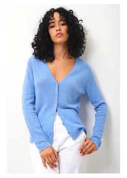 AUTHENTIC CASHMERE Kaszmirowy kardigan &quot;Chalais&quot; w kolorze błękitnym ze sklepu Limango Polska w kategorii Swetry damskie - zdjęcie 187574355