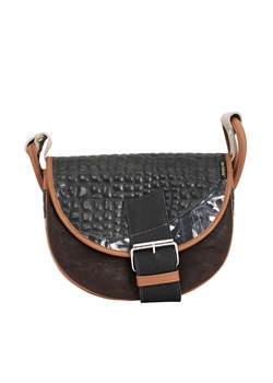 brązowa torebka damska skórzana Freshman Mini na ramię listonoszka ze sklepu Słoń Torbalski w kategorii Listonoszki - zdjęcie 187574688