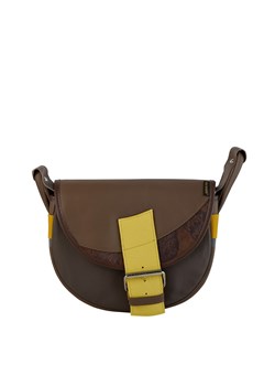 brązowo żółta damska torebka listonoszka skórzana na ramię Freshman M ze sklepu Słoń Torbalski w kategorii Listonoszki - zdjęcie 187574699