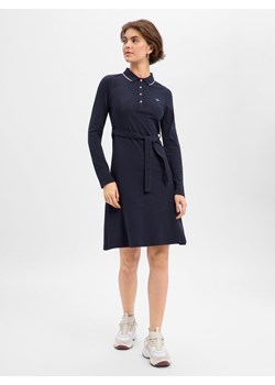 Gant Damska sukienka polo Kobiety Bawełna granatowy jednolity ze sklepu vangraaf w kategorii Sukienki - zdjęcie 187574786