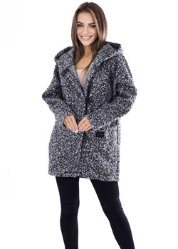 Kurtka FKU1093 CZARNY melanż ze sklepu fokus.pl w kategorii Kurtki damskie - zdjęcie 187575957