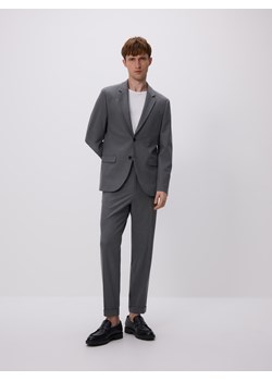 Reserved - Spodnie garniturowe z kantem - ciemnoszary ze sklepu Reserved w kategorii Spodnie i półśpiochy - zdjęcie 187576207