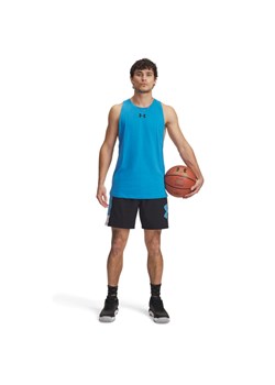 Męskie spodenki do koszykówki Under Armour UA Zone 7\" Woven Short - czarne ze sklepu Sportstylestory.com w kategorii Spodenki męskie - zdjęcie 187577549