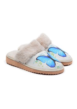 Goby Kapcie w kolorze beżowo-niebieskim ze sklepu Limango Polska w kategorii Kapcie damskie - zdjęcie 187577988
