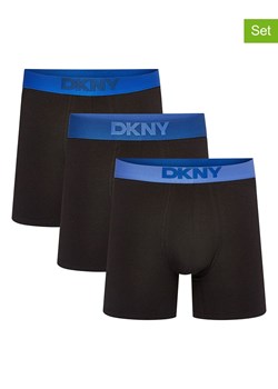 DKNY Bokserki (3 pary) w kolorze czarno-niebieskim ze sklepu Limango Polska w kategorii Majtki męskie - zdjęcie 187578119
