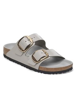 Birkenstock Skórzane klapki &quot;Arizona&quot; w kolorze szarym ze sklepu Limango Polska w kategorii Klapki damskie - zdjęcie 187578219