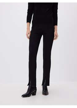 Reserved - Spodnie z zamkami - czarny ze sklepu Reserved w kategorii Spodnie damskie - zdjęcie 187578499
