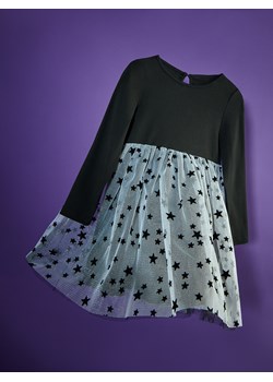 Reserved - Sukienka z tiulowym dołem - czarny ze sklepu Reserved w kategorii Sukienki dziewczęce - zdjęcie 187578735