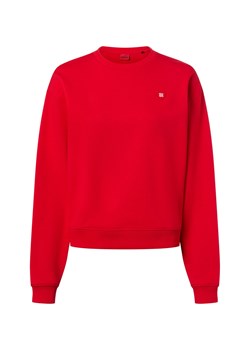 HUGO Bluza damska - Deroxina Kobiety Bawełna czerwony jednolity ze sklepu vangraaf w kategorii Bluzy damskie - zdjęcie 187579847