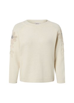 More & More Sweter damski z dzianiny Kobiety écru jednolity ze sklepu vangraaf w kategorii Swetry damskie - zdjęcie 187579849