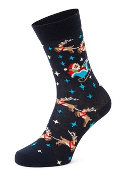 Happy Socks Skarpety Mężczyźni Bawełna granatowy wzorzysty ze sklepu vangraaf w kategorii Skarpetki męskie - zdjęcie 187579869