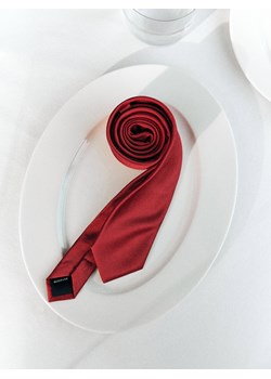 Reserved - Strukturalny krawat - czerwony ze sklepu Reserved w kategorii Krawaty - zdjęcie 187580086