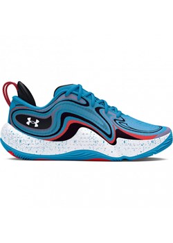 Buty uniseks do koszykówki Under Armour UA Spawn 6 MM - niebieskie ze sklepu Sportstylestory.com w kategorii Buty sportowe męskie - zdjęcie 187580188