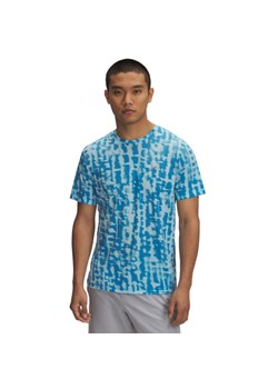 Męska koszulka do biegania Under Armour UA Launch Printed SS - niebieska ze sklepu Sportstylestory.com w kategorii T-shirty męskie - zdjęcie 187580376