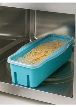 Sinsay - Pojemnik z pokrywką do gotowania w mikrofalówce - granatowy ze sklepu Sinsay w kategorii Akcesoria kuchenne - zdjęcie 187581077