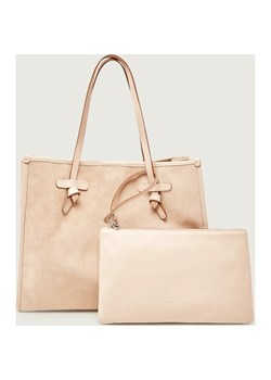 GIANNI CHIARINI Shopperka + saszetka MARCELLA | zamsz ze sklepu Gomez Fashion Store w kategorii Torby Shopper bag - zdjęcie 187581839