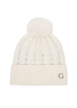 Czapka Guess AW5385 POL01 Biały ze sklepu eobuwie.pl w kategorii Czapki zimowe damskie - zdjęcie 187581926