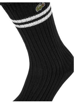 Skarpety długie Lacoste RA7788 Czarny ze sklepu eobuwie.pl w kategorii Skarpetki damskie - zdjęcie 187582039
