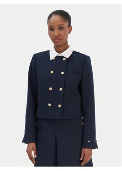 Tommy Hilfiger Kurtka przejściowa WW0WW47792 Granatowy Regular Fit ze sklepu MODIVO w kategorii Kurtki damskie - zdjęcie 187582149