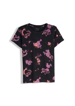 GATE Bawełniana koszulka z nadrukiem 8Y ze sklepu gateshop w kategorii Bluzki dziewczęce - zdjęcie 187582596