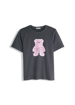 GATE Bawełniana koszulka z nadrukiem 34 ze sklepu gateshop w kategorii Bluzki damskie - zdjęcie 187582636