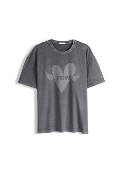 GATE Bawełniana koszulka z nadrukiem 34 ze sklepu gateshop w kategorii Bluzki damskie - zdjęcie 187582638