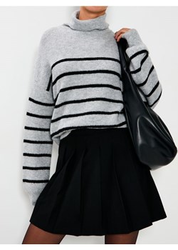 Sinsay - Golf w paski - szary ze sklepu Sinsay w kategorii Swetry damskie - zdjęcie 187582935