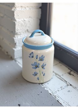 Sinsay - Ceramiczny pojemnik na żywność - błękitny ze sklepu Sinsay w kategorii Pojemniki kuchenne - zdjęcie 187582947
