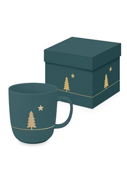 ppd Kubek jumbo &quot;Pure Gold Tree Forest&quot; w kolorze niebieskim - 350 ml ze sklepu Limango Polska w kategorii Naczynia - zdjęcie 187582976