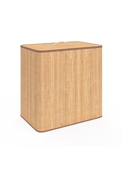 IDOMYA Essentials Kosz w kolorze jasnobrązowym na pranie - 60 x 60 x 40 cm ze sklepu Limango Polska w kategorii Akcesoria łazienkowe - zdjęcie 187583037