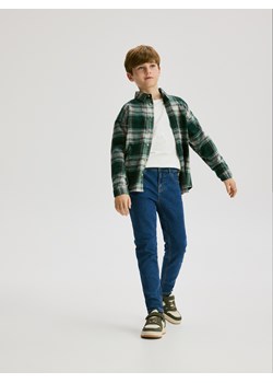 Reserved - Jeansy slim - granatowy ze sklepu Reserved w kategorii Spodnie chłopięce - zdjęcie 187583548