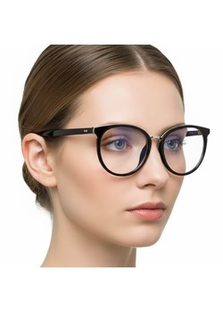 Okulary damskie z filtrem BLUE LIGHT do komputera zerówki EST-109K-1 Estillo ze sklepu Stylion w kategorii Okulary zerówki damskie - zdjęcie 187584108