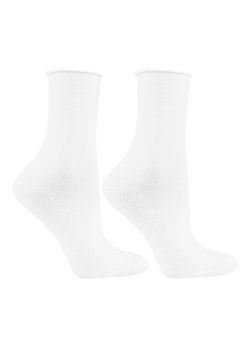 Moraj SMD300-002 Medical skarpety za kostkę, prążkowany ściągacz white ze sklepu kontri.pl w kategorii Skarpetki damskie - zdjęcie 187584199