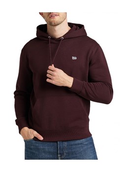 LEE PLAIN HOODIE MĘSKA BLUZA Z KAPTUREM LOGO VELVET BEET L80YRY74 112321575 ze sklepu YouNeedit.pl w kategorii Bluzy męskie - zdjęcie 187584275