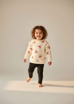 Sinsay - Bawełniana bluza crewneck - kremowy ze sklepu Sinsay w kategorii Bluzy i swetry - zdjęcie 187584455