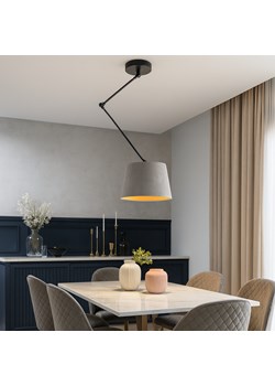 Skandynawska lampa wisząca z regulowanym ramieniem JUMA VELUR ze sklepu Lysne w kategorii Lampy wiszące - zdjęcie 187584467