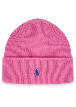Czapka Polo Ralph Lauren 455954355011 Różowy ze sklepu eobuwie.pl w kategorii Czapki zimowe damskie - zdjęcie 187584638