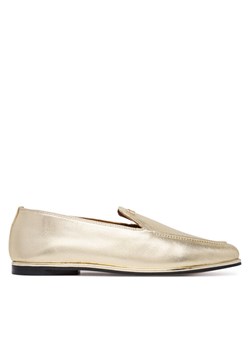 Lordsy Tommy Hilfiger Gold Loafer FW0FW08958 Złoty ze sklepu eobuwie.pl w kategorii Lordsy damskie - zdjęcie 187584657