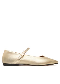 Baleriny Tommy Hilfiger Hilfiger Gold Ballerinas FW0FW09320 Złoty ze sklepu eobuwie.pl w kategorii Balerinki - zdjęcie 187584669