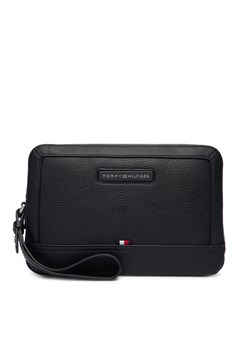 Kosmetyczka Tommy Hilfiger Th Central Pouch AM0AM13953 Czarny ze sklepu eobuwie.pl w kategorii Kosmetyczki - zdjęcie 187584677